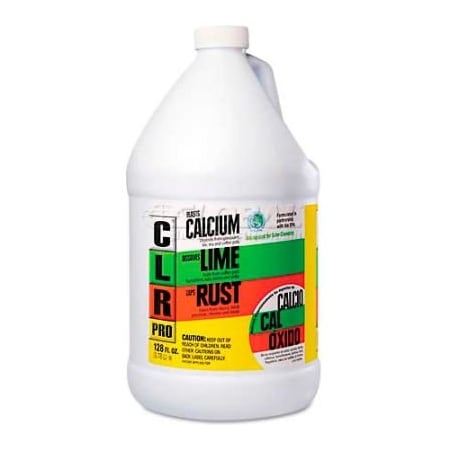 Jelmar, CLR Calcium, Lime And Rust Remover, Gallon Bottle, 4 Bottles/Case - JELCL4PRO CL-4PRO